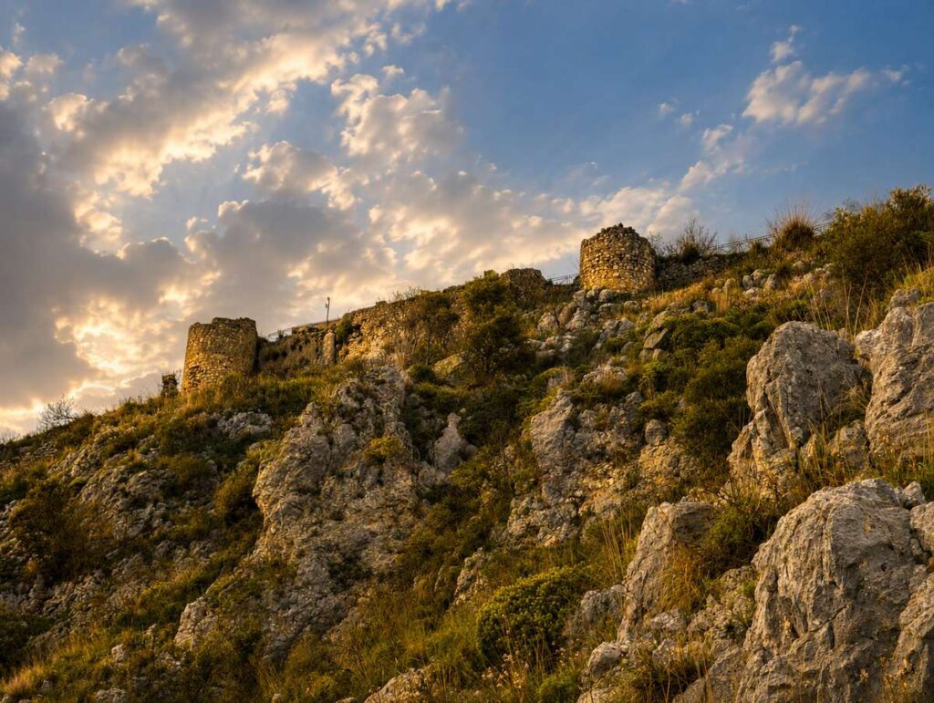 Stilo, scorcio del castello Normanno